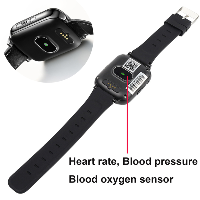 New IP67 waterproof 4G Video call Senior healthcare Wearable Watch GPS  Tracker with fall down detection Heart rate blood pressure SPO2 Thermometer  D44 - China Smart Watch, GPS Watch