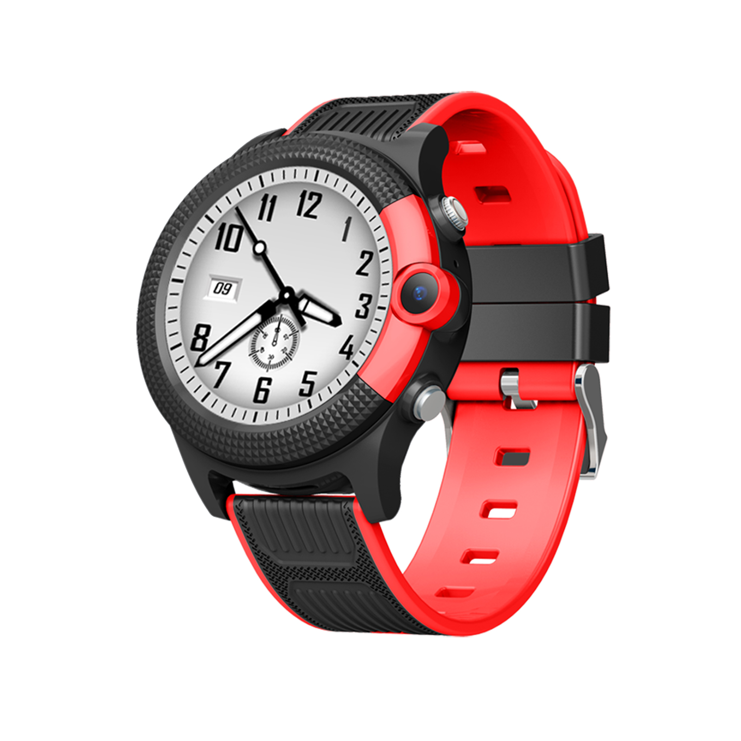 Analog watch with online gps tracker