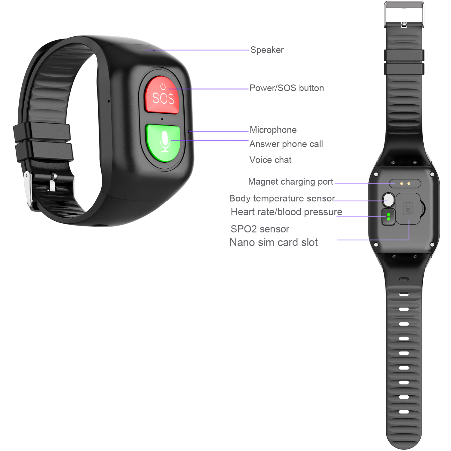 Smart bracelet cheap bp hr